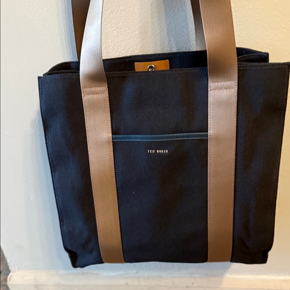 Ted Baker Black and Brown Laptop Bag - Picture 2 of 7